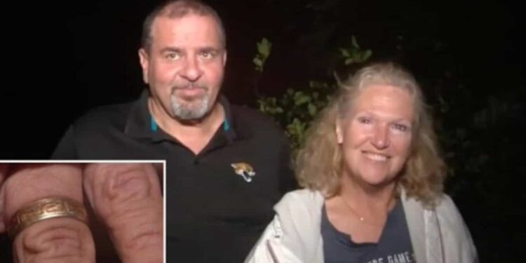 A couple finds a wedding ring lost in 2015 thanks to Hurricane “Milton”