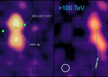 A near-Earth microquasar appears as a source of powerful radiation