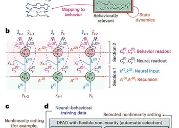 A recurrent neural network-based framework for nonlinearly modeling behaviorally relevant neural dynamics