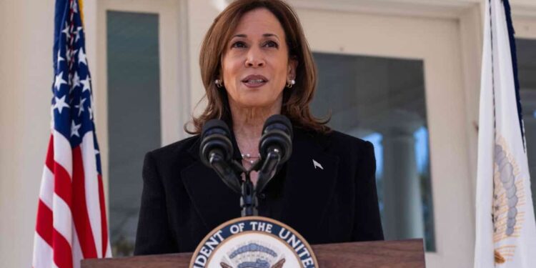Harris accuses Trump of being ‘increasingly deranged’ and seeking ‘absolute power’