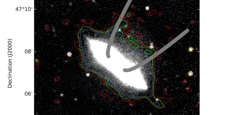 Large radio bubble detected in the galaxy NGC 4217