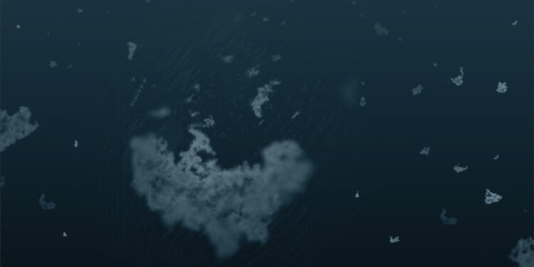 Microscopic marine organisms can create parachute-like mucus structures that block the absorption of CO₂ from the atmosphere