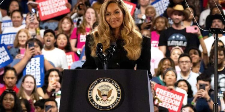 ON VIDEO | Beyoncé speaks at Kamala Harris rally