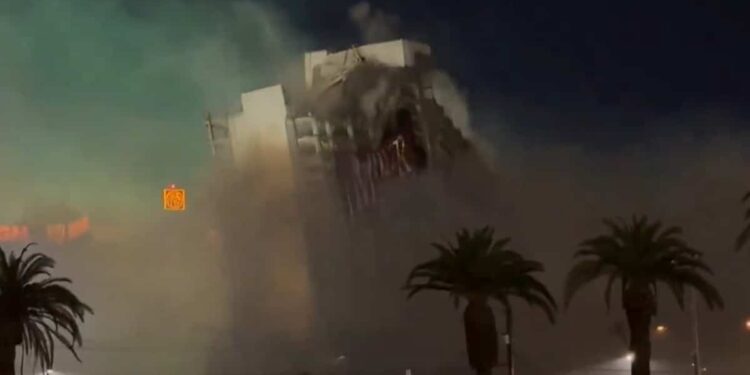 ON VIDEO | Las Vegas casino destroyed in massive implosion