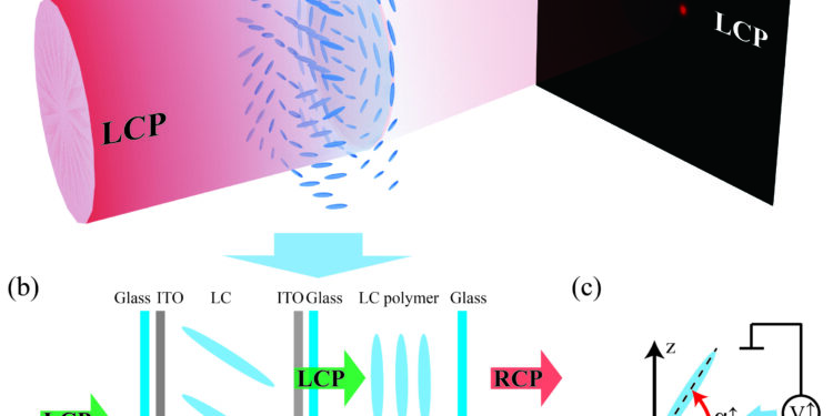 Researchers leverage liquid crystal structures to design simple yet versatile bifocal lenses