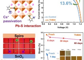 Scientists restore performance of quantum dot solar cells using short ligands to reduce surface defects