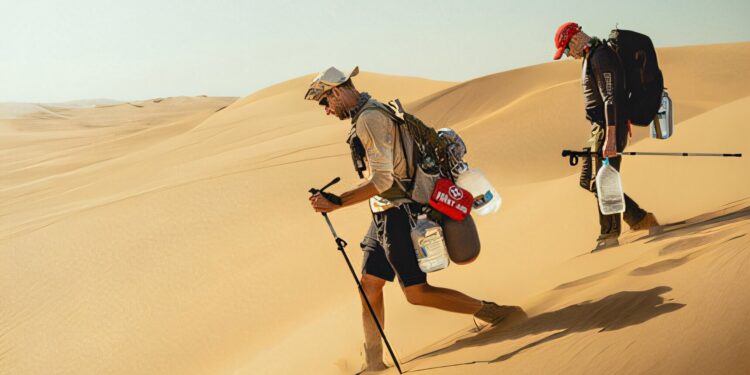 Searching for evidence of ancient human existence, researchers cross the inhospitable Namib Desert
