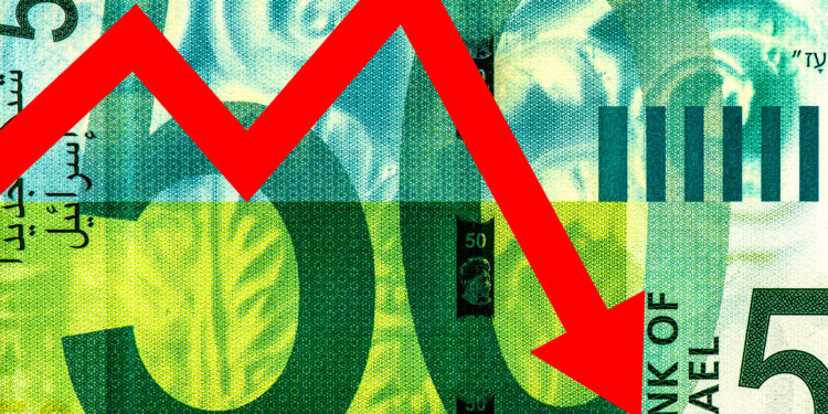 The Israeli shekel declines in the face of Iranian strikes economy
