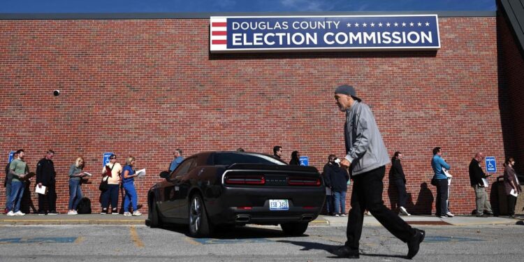 The figures for the American presidential election