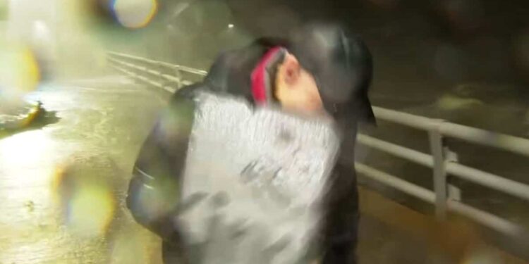 VIDEO: Journalist Anderson Cooper hit in the face by debris during Hurricane ‘Milton’