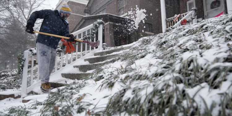 The country hit by its biggest snowstorm of the decade