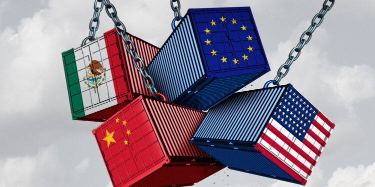 Learn about the volume of trade between America and major economies affected by Trump fees economy