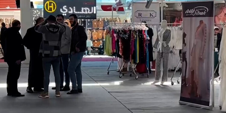 The launch of the Khan Harir exhibition in Damascus in the first economic event after the fall of Assad economy