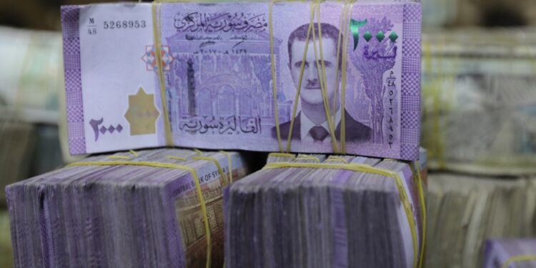 A slight increase in the exchange rate of the Syrian pound against the dollar today, Wednesday economy