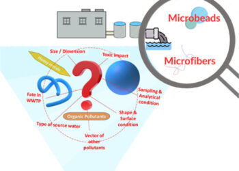 Microplastics still slip into wastewater treatment factories, transporting pollutants and threatening long -term health