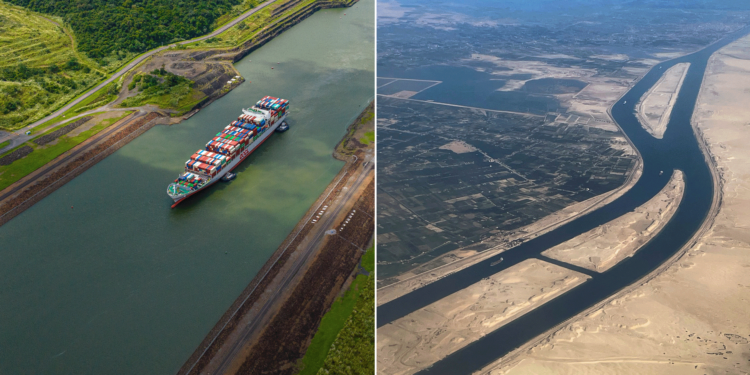 Suez and Panama channels in front of Trump’s free challenges economy