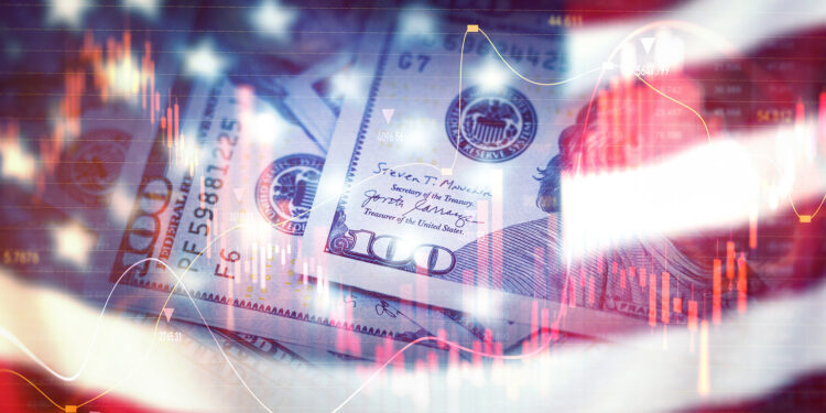 The dollar falls against the euro and the Swiss franc economy