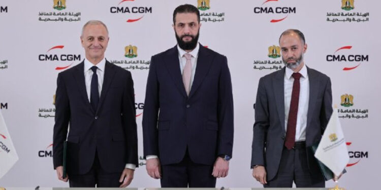 Syria signs a contract to develop the port of Lattakia with a French company economy