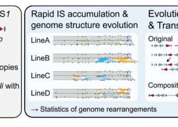 The jump genes accelerate bacterial evolution in the laboratory