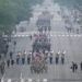 Military parade | The American army scrolls through the streets of Washington