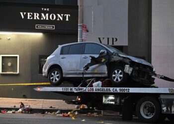 Los Angeles | A vehicle rushes on a crowd, the driver arrested