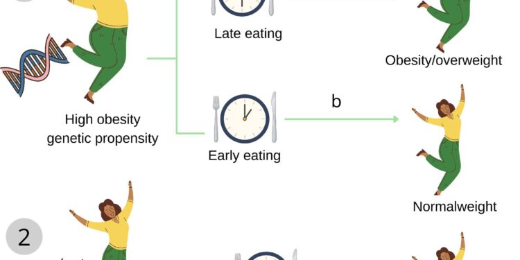 Eat earlier linked to the success of long -term weight loss