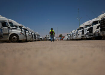 The United States suspended visas to foreign truck drivers