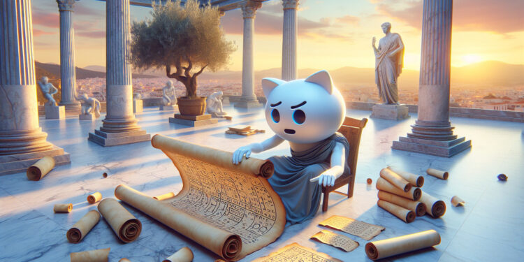 Chatgpt seems to improvise when it is put through the old puzzle of Greek mathematics