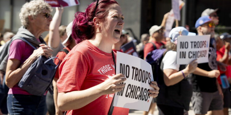 Demonstrations against President Donald Trump for Labor Day