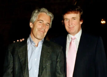 The supposedly written letter by Trump to Epstein made public