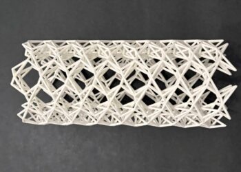 3D printed metamaterials leverage complex geometry to damp mechanical vibrations