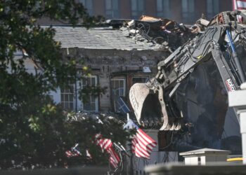 Demolition at the White House | Democrats are outraged by the work of Donald Trump