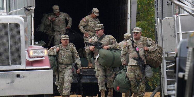 The National Guard “perhaps” deployed in Memphis on Friday
