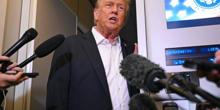 Trump reiterates that he could use a state of emergency to deploy the National Guard