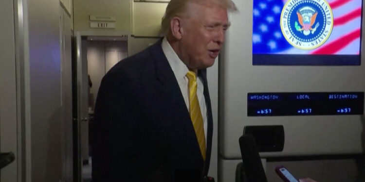 “Silence, the slut” | Trump insults journalist after questions about Epstein