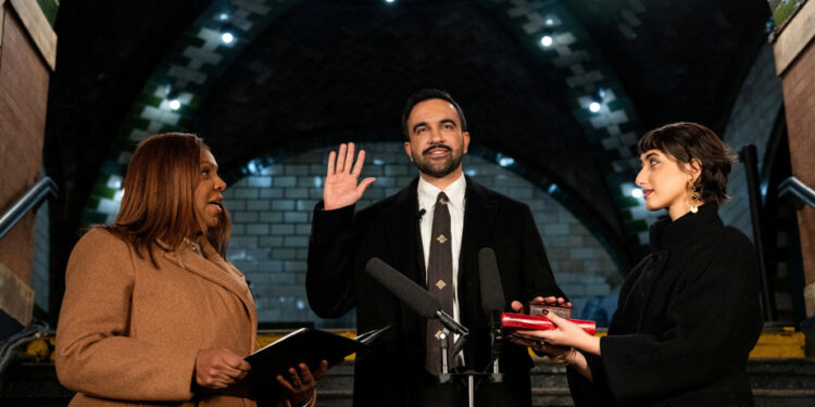 Democrat Zohran Mamdani officially mayor of New York