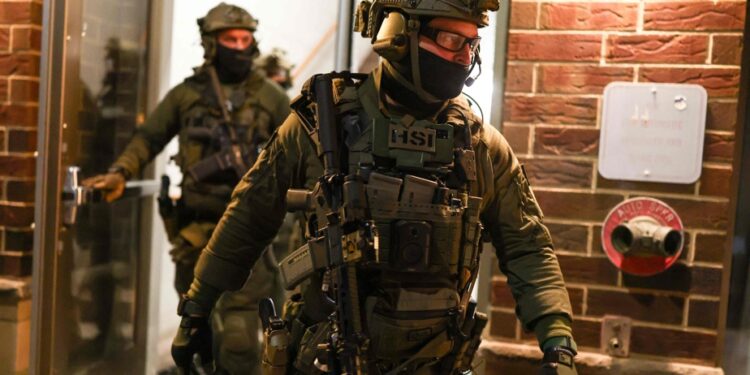 Departure of immigration officers