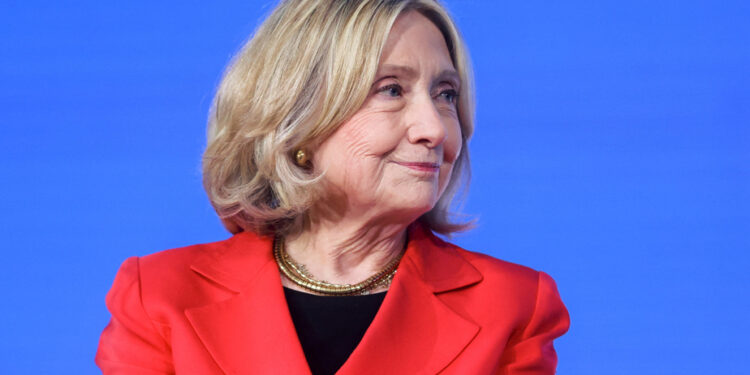 Hillary Clinton before a parliamentary committee to explain her links to Epstein