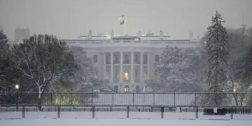White | Van broke through security barriers